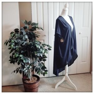 NWOT long mesh like vest